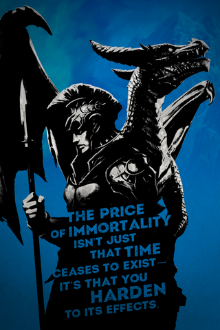 War Dragons: All Things Burn "Price of Immortality" - 16.5"x23.4" Poster
